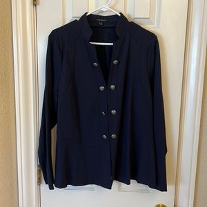 Lane Bryant Military Style Peplum Blazer